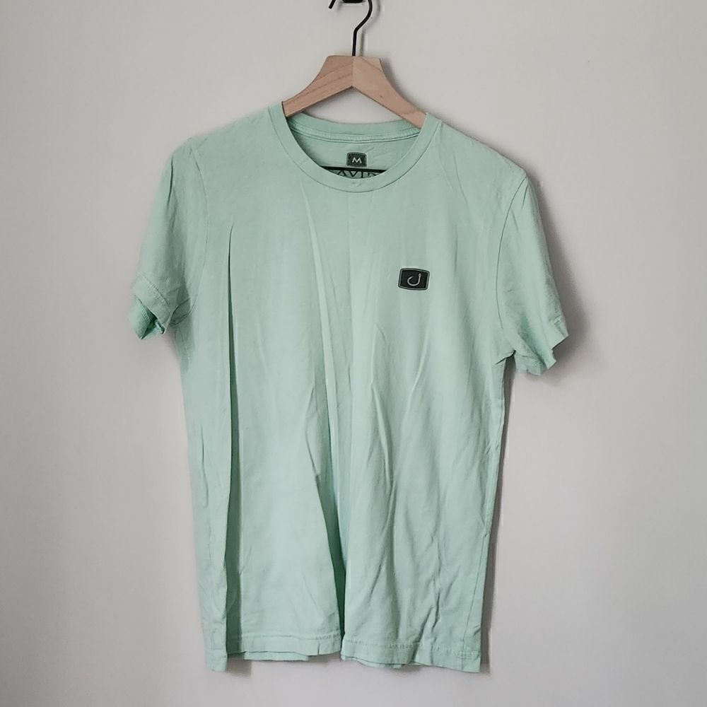 AVID Mint Green Graphics Tee Size Medium
